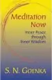 Audiobook Meditation now author S. N. Goenka