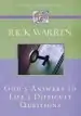 Audiobook God'S Answers to Life'S Difficult Questions author Rick Warren