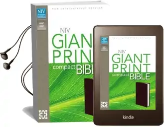Niv, Giant Print Compact Bible, Leather-Look, Burgundy Audiobook download free by Zondervan Publishing