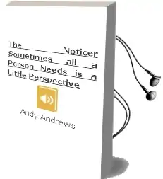 The Noticer: Sometimes, all a Person Needs is a Little Perspective Audiobook download free by Andy Andrews