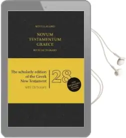 Novum Testamentum Graece With Dictionary: Nestle-Aland Audiobook download free by Institute For Nt Research